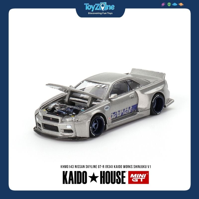 Mô hình xe Nissan Skyline GT-R ( R34 ) KAIDO HOUSE x MiniGT