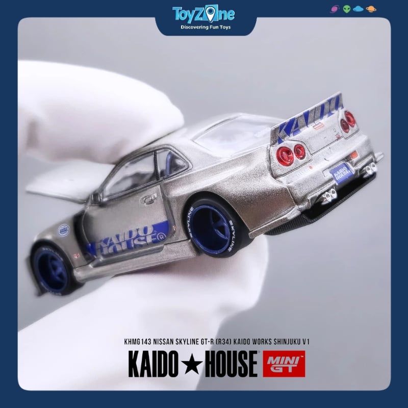 Mô hình xe Nissan Skyline GT-R ( R34 ) KAIDO HOUSE x MiniGT