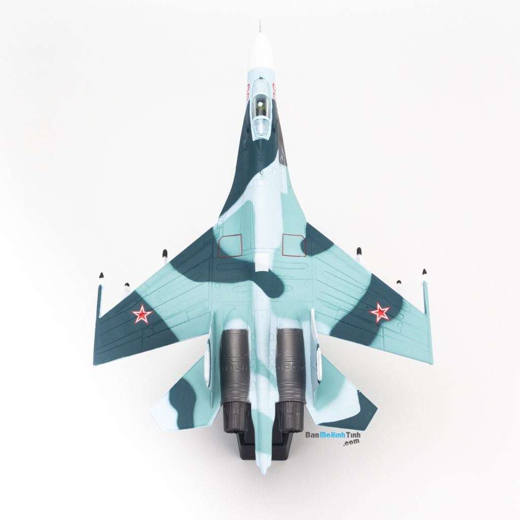 Mô hình máy bay quân sự Sukhoi Su-27 Flanker Russia 1:100 (6)