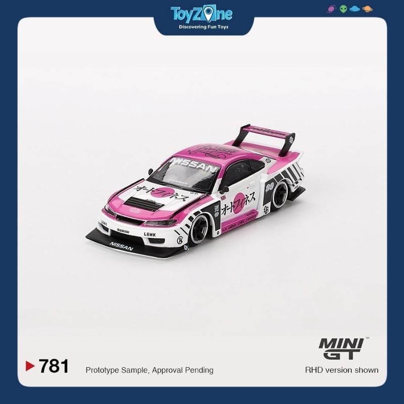  Mô hình xe Nissan LB-Super Silhouette S15 Silvia 1:64 MiniGT 