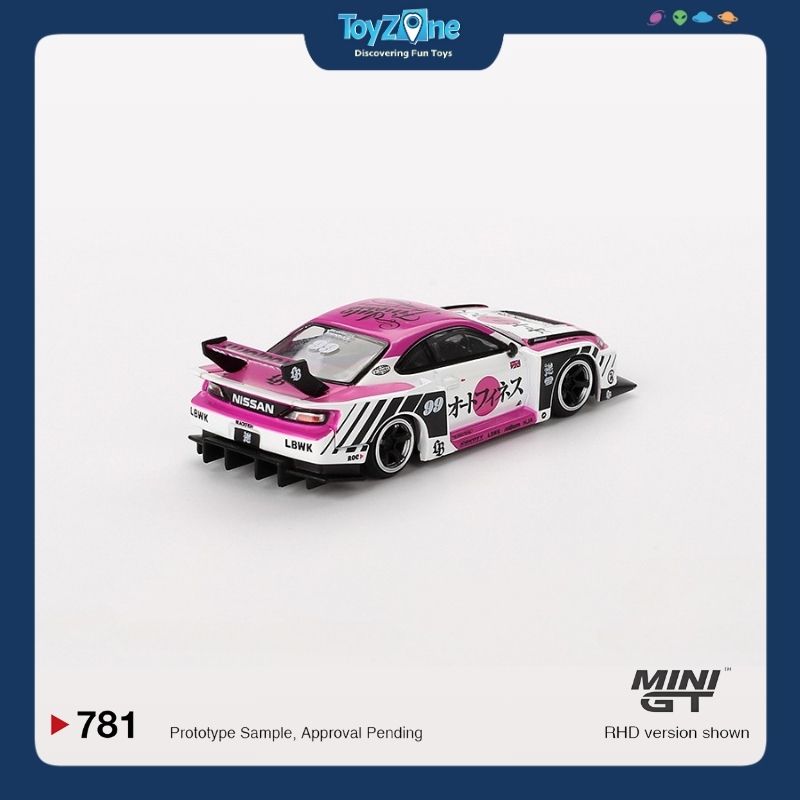  Mô hình xe Nissan LB-Super Silhouette S15 Silvia 1:64 MiniGT 