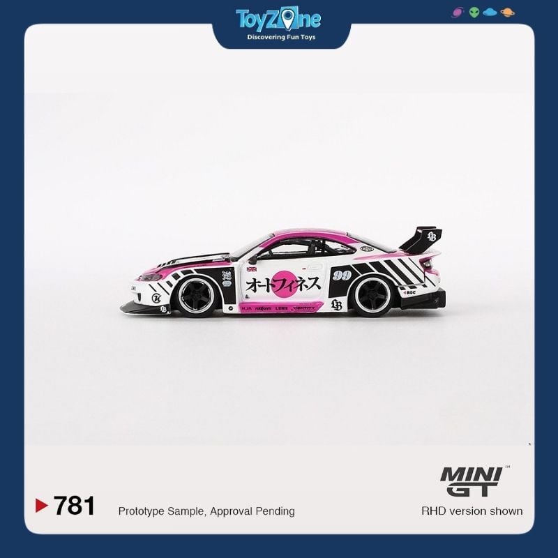 Mô hình xe Nissan LB-Super Silhouette S15 Silvia 1:64 MiniGT 