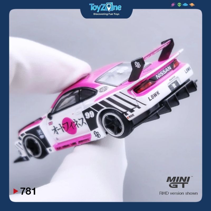  Mô hình xe Nissan LB-Super Silhouette S15 Silvia 1:64 MiniGT 