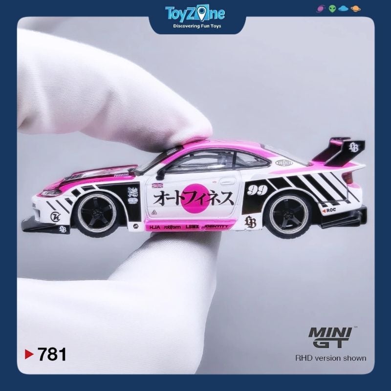  Mô hình xe Nissan LB-Super Silhouette S15 Silvia 1:64 MiniGT 