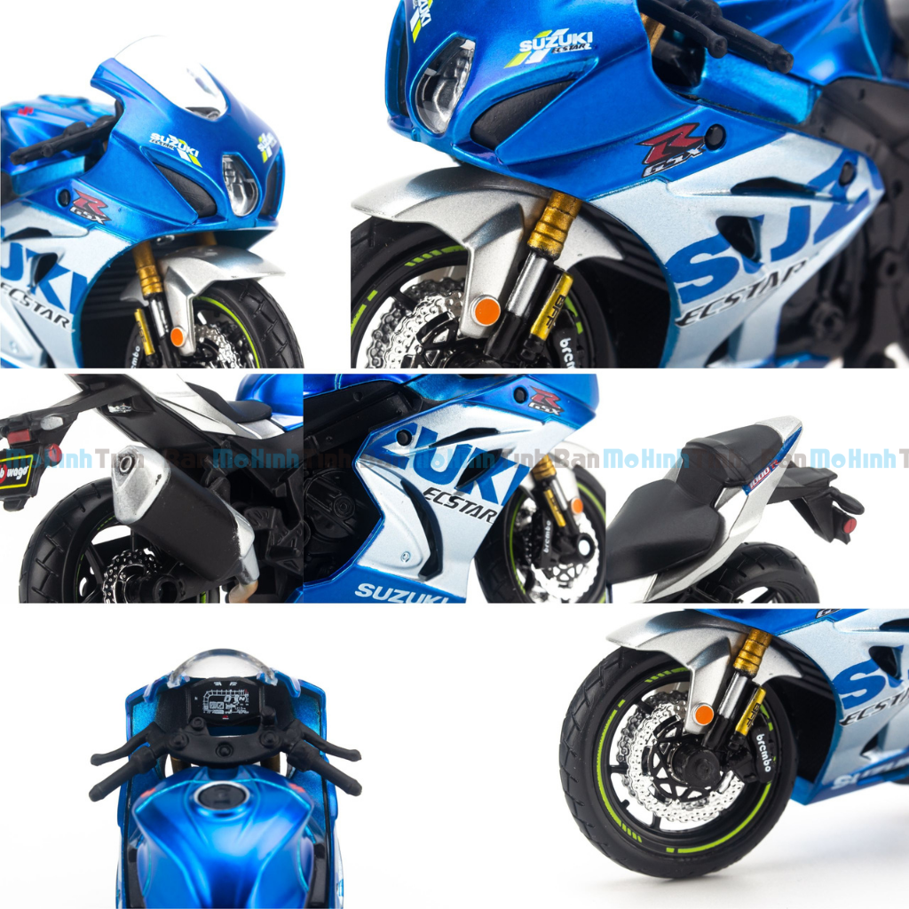  Mô hình xe Suzuki GSX-R1000 R 2021 1:18 Bburago 