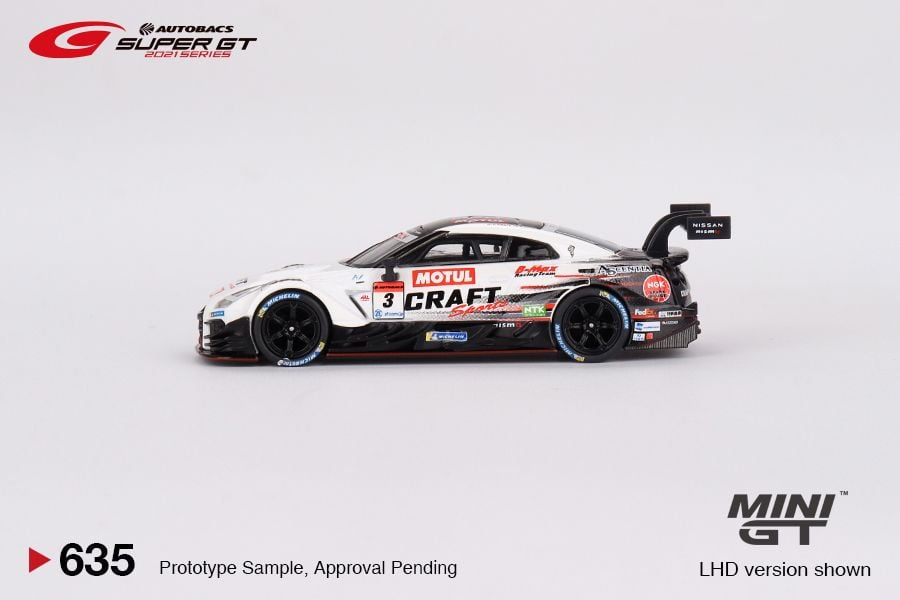 Mô hình xe Nissan GT-R Nismo GT500 #3 NDDP Racing with B-Max 2021 SUPER GT SERIES 1:64 MiniGT