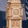 Mô Hình Gỗ Lắp Ráp 3D Big Ben Tower (Tháp Đồng Hồ Big Ben) (Wood Color) - Robotime TG507 - WP228