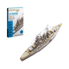 Mô hình kim loại lắp ráp 3D Thiết Giáp Hạm Nagato Class Battleship (Silver) – Piececool MP311