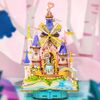 Mô hình gỗ lắp ráp 3D Magic Castle (Hộp Nhạc Lâu Đài Cổ Tích) (Mixed Color) Robotime AM59 WP230