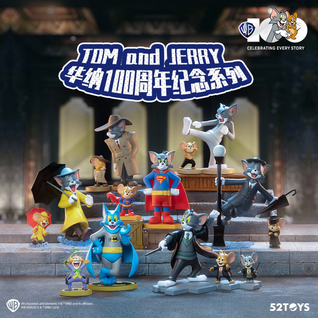 Đồ chơi Blind box Tom And Jerry Warner 100th Anniversary Series (Bản Kỷ Niệm 100) 52Toys