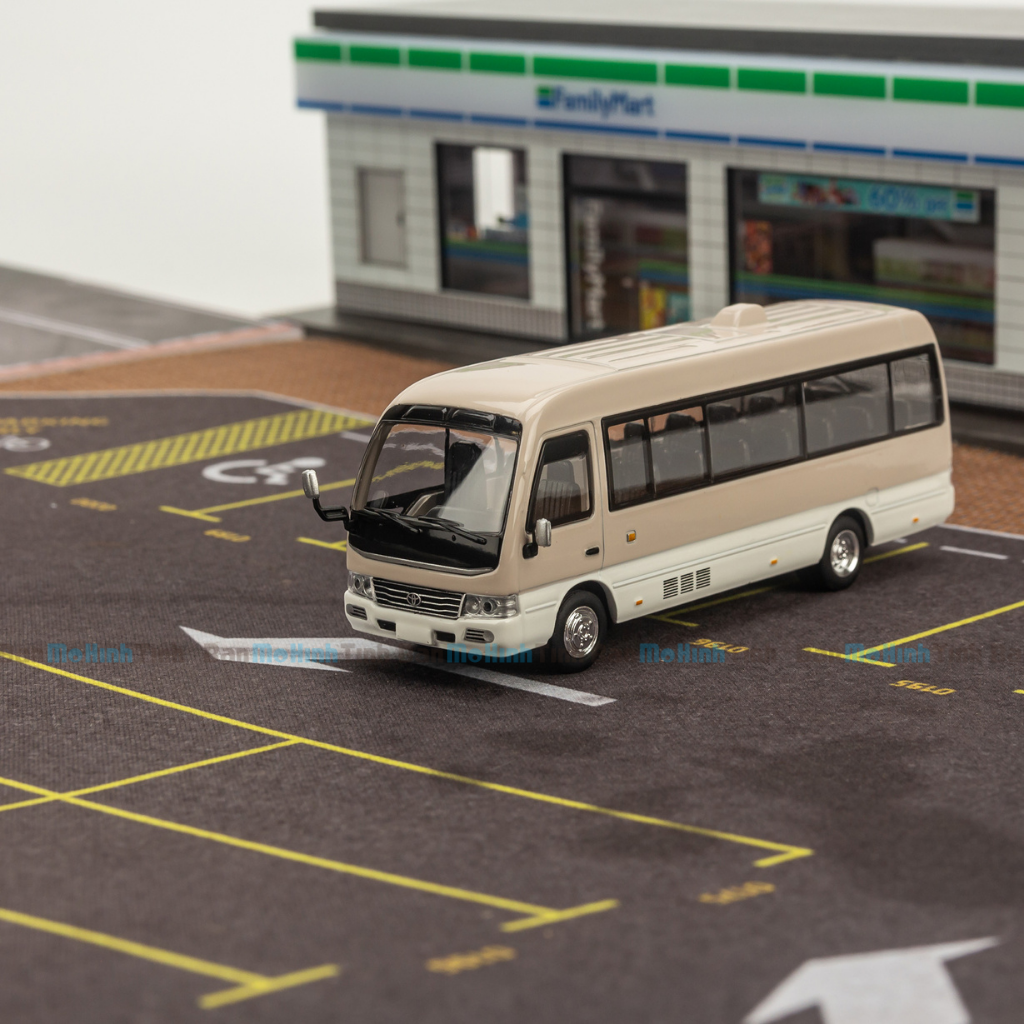  Mô hình xe bus Toyota Coaster Gen 3 1:64 Xcartoys 