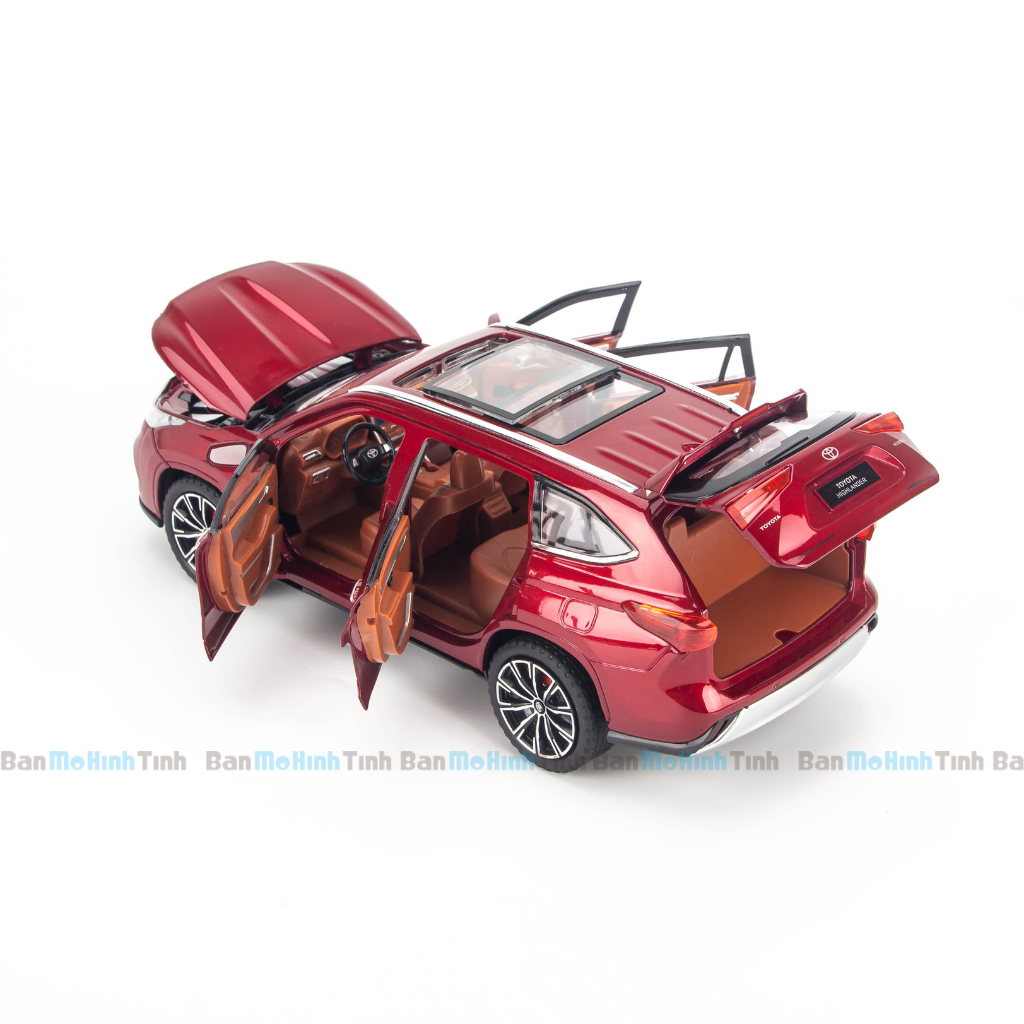  Mô hình xe Toyota Highlander 2021 1:24 Jinlifang 