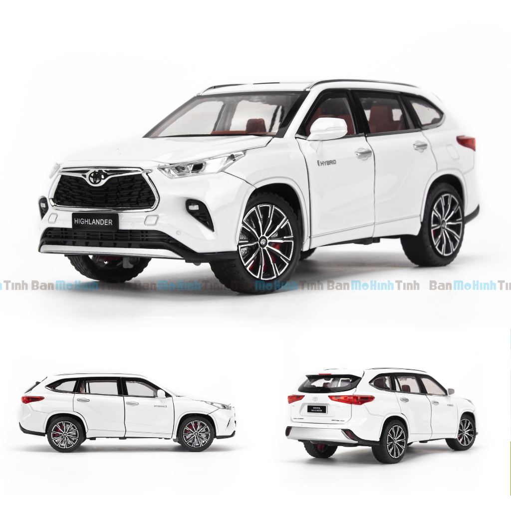  Mô hình xe Toyota Highlander 2021 1:24 Jinlifang 