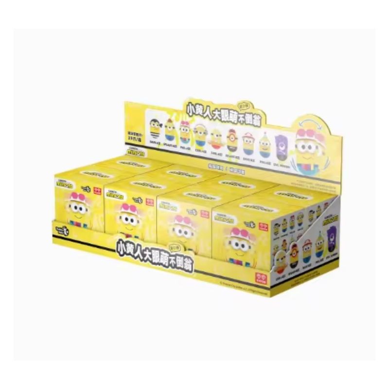 Mô hình đồ chơi Blind box Minions Big Eyes Cute Tumbler Series 2 ( Minions Lật Đật Mắt To Dễ Thương ) PLAY INFINITE
