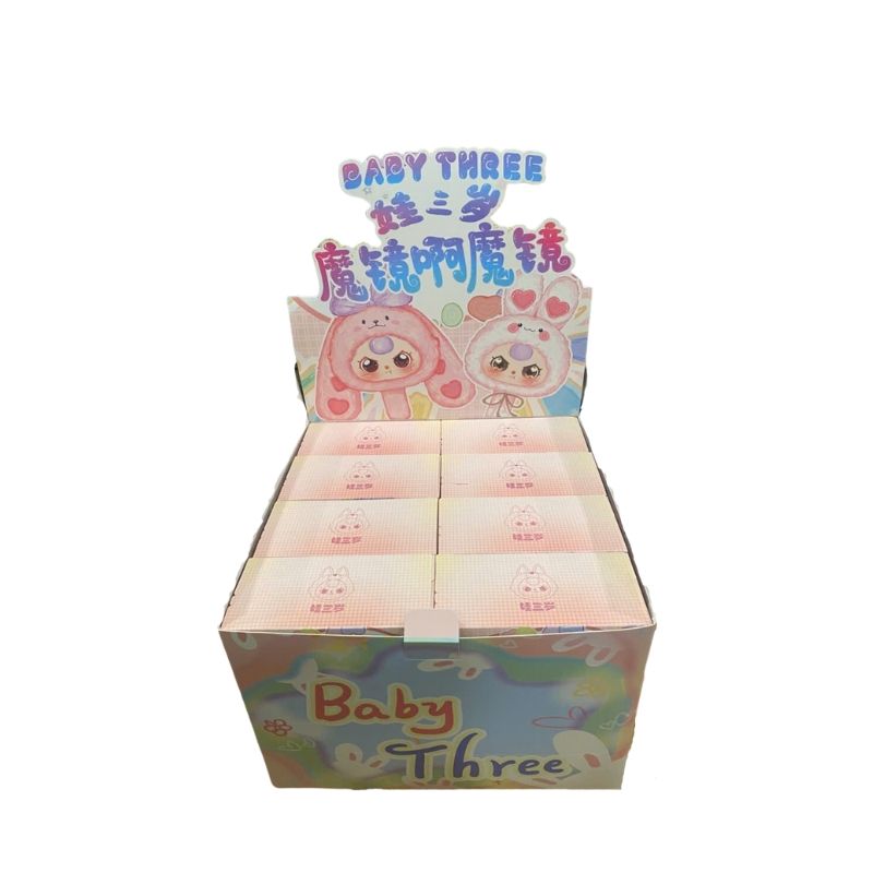  Mô hình Blind box Móc khóa Gấu bông Baby Three Gương Cầm Tay Magic Mirror ( Gương Thần ) CUREPLANETA 