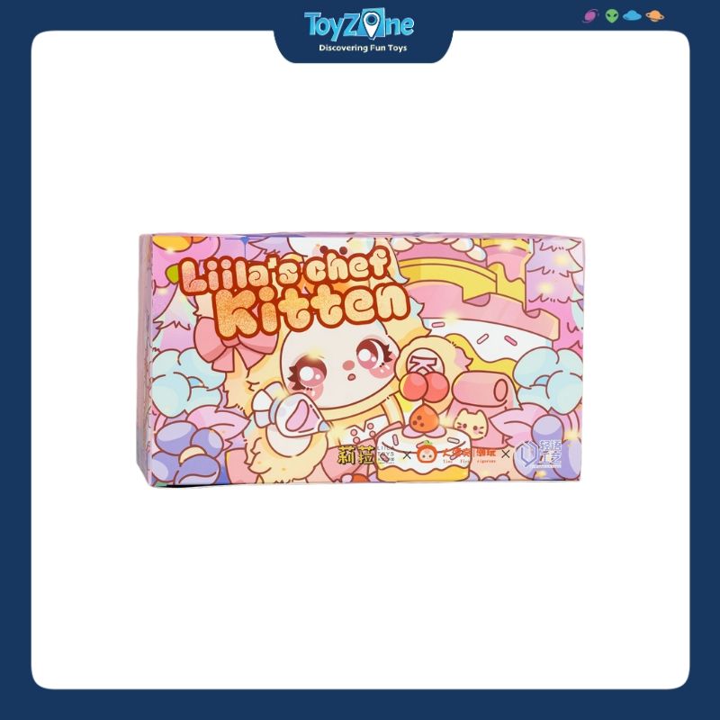 Mô hình Blind Box Móc khóa Gấu Bông Liila's Lucky Cat Chef Kitten V4 ( Chú Mèo Đầu Bếp ) LIILA TOYS