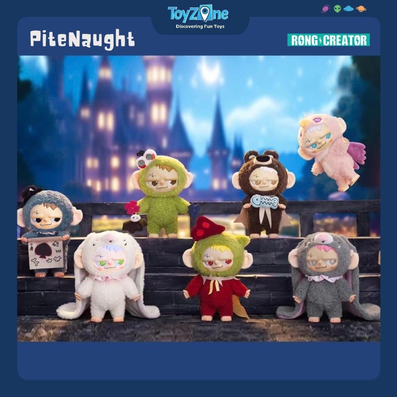 Mô hình Blind box Gấu bông Pitenaught Naughty League ( Liên Minh Tinh Nghịch ) RONGCREATOR
