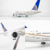  Mô hình máy bay United Airlines Boeing 47cm lắp ráp có đèn Everfly 