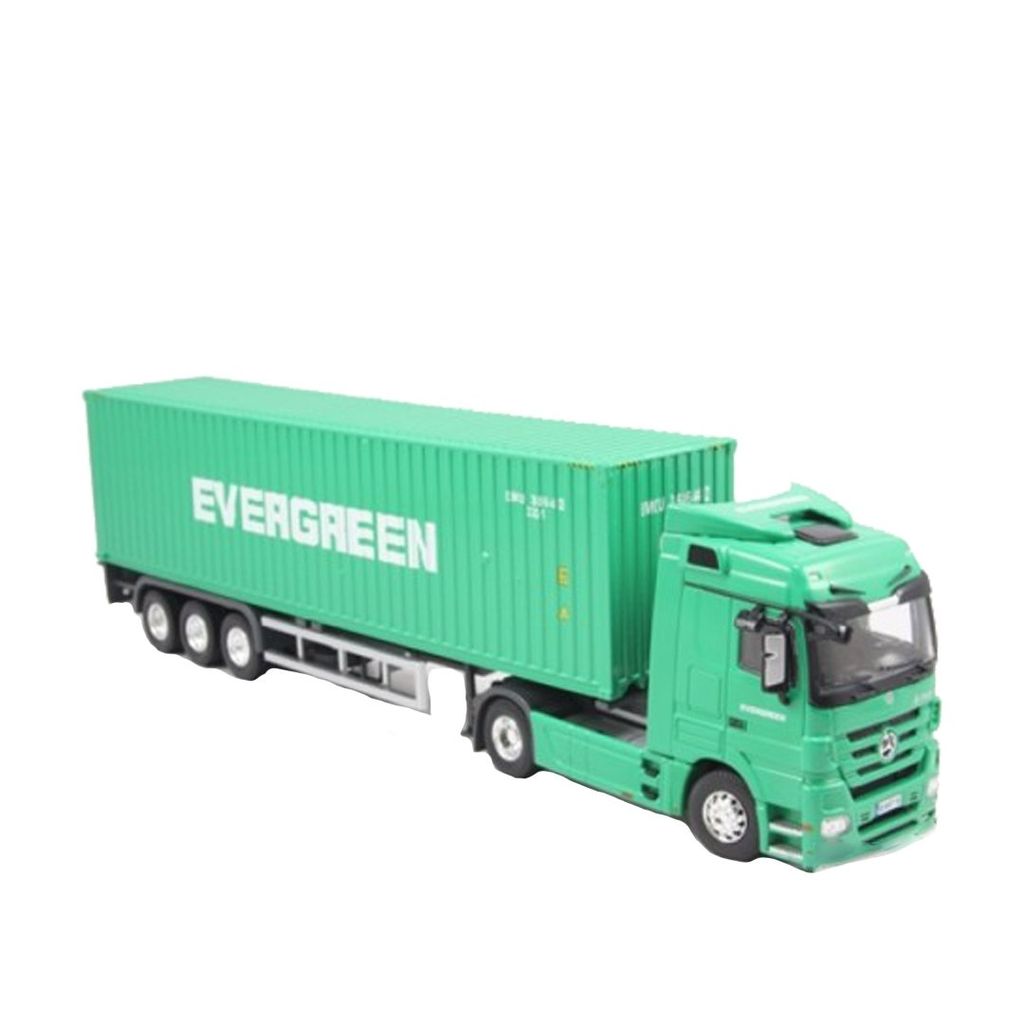  Mô hình xe Mercedes-Benz Actros - Evergreen container 1:50 Dealer 