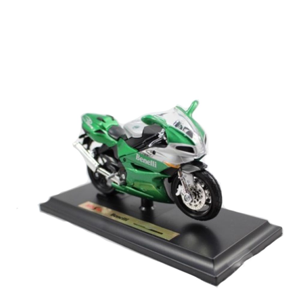  Mô hình xe mô tô Benelli Tornado Tre 1130 Green/Silver 1:18 Maisto 