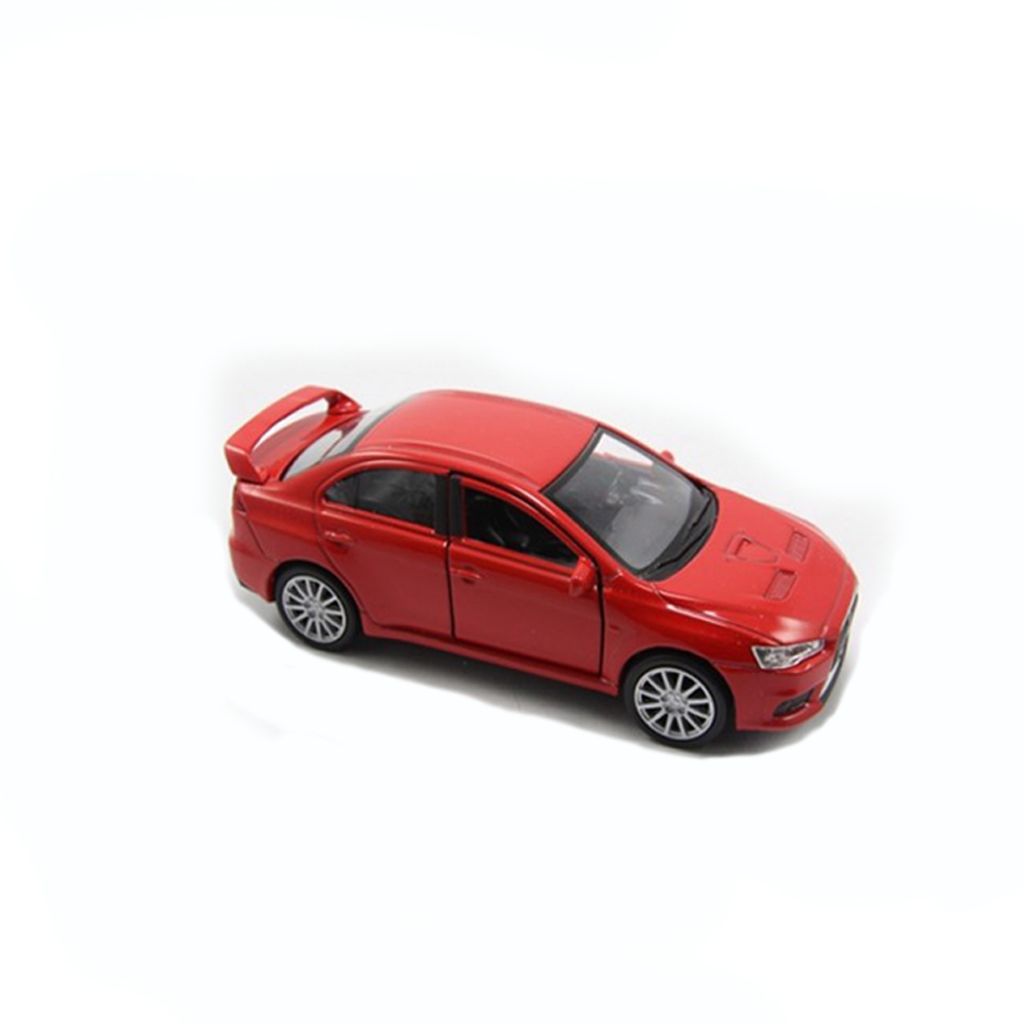  Mô hình xe Mitsubishi Lancer Evolution Red 1:36 Welly 