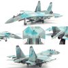 Mô hình máy bay chiến đấu Su-35 Super Flanker Russian Air Force 1:100 Nsmodel