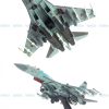 Mô hình máy bay chiến đấu Su-35 Super Flanker Russian Air Force 1:100 Nsmodel