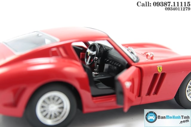 Mô hình xe ô tô SIÊU XE FERRARI 250 GTO RED 1:24 BBURAGO