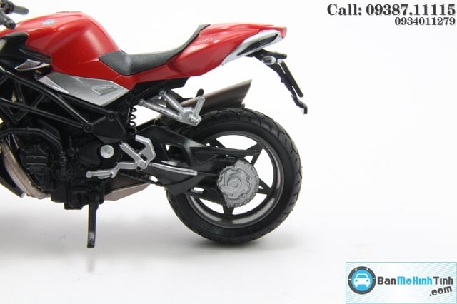 Mô hình xe mô tô MÔ TÔ-AGUSTA BRUTALE 990R RED
