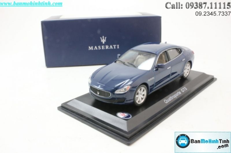  Mô hình xe Maserati Quattroporte GTS Blue 1:43 Dealer (Xanh Đậm) 