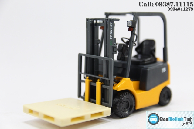 XE MO HINH XE NÂNG PALLET EC FORKLIFT 1:24 DEALER