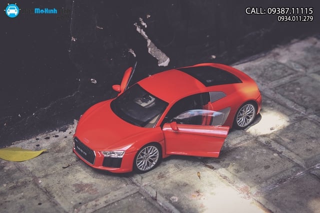 Mô hình xe ô tô XE AUDI R8 V10 RED