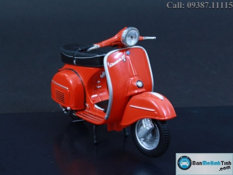  Mô hình xe Vespa 125 GTR Piaggio Orange 1:18 Maisto 