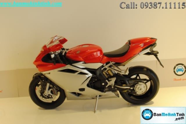  Mô hình xe mô tô  MV Agusta F4 Red 1:10 Welly 