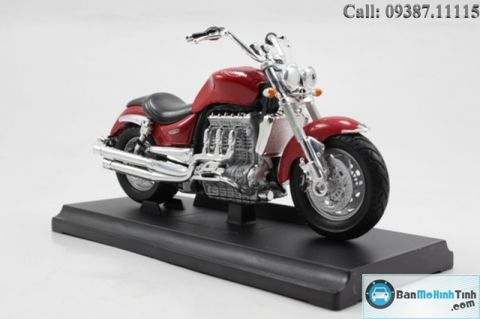 Mô hình xe mô tô  Triump Rocket III Red 1:18 Welly