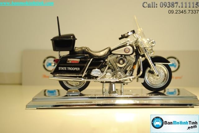  Mô hình xe mô tô  Harley Florida Hightway Patrol 1:18 Maisto 