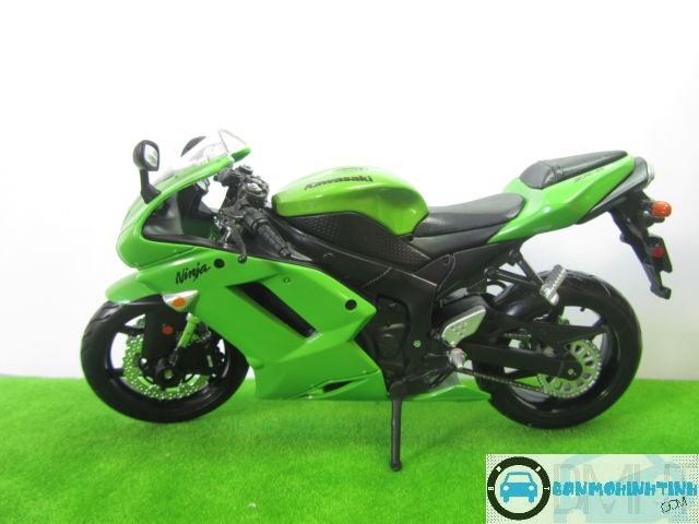  Mô hình xe mô tô  Kawasaki Z6 Green 1:12 Maisto 
