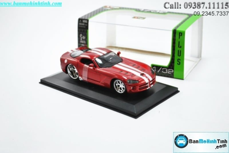  Mô hình xe Dodge Viper SRT-10 Red 1:32 Bburago 