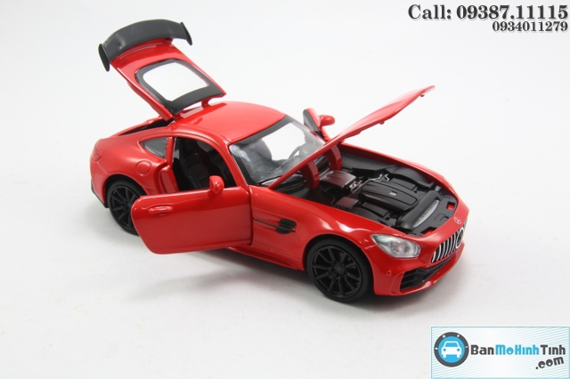 Mô hình xe ô tô XE-MERCEDES AMG GT RED
