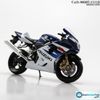  Mô hình xe mô tô Suzuki GSX-R750 Blue 1:18 Welly-12803 