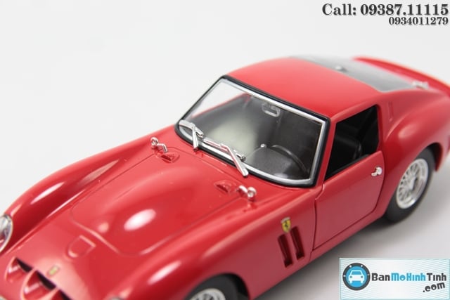 Mô hình xe ô tô SIÊU XE FERRARI 250 GTO RED 1:24 BBURAGO