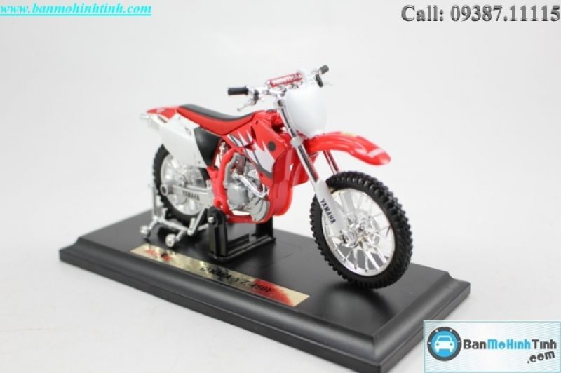  Mô hình xe mô tô  Yamaha YZ - 450F Red 1:18 Maisto 