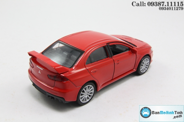 XE Mô hình xe ô tô-MITSUBISHI LANCER EVOLUTION RED