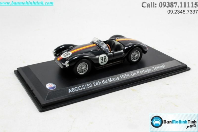  Mô hình xe Maserati A6GCS 1954 24H 1:43 Dealer 