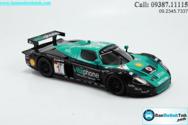 Mô hình xe Maserati MC12 Black 1:24 Bburago (1)