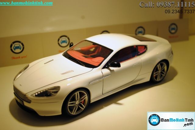 Mô hình xe Aston Martin DB9 Coupe White 1:18 Welly 