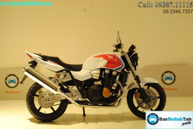  Mô hình xe mô tô  Honda CB1300 SF White 1:12 Joycity 