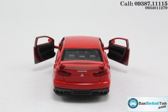 XE Mô hình xe ô tô-MITSUBISHI LANCER EVOLUTION RED