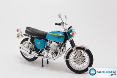 Mô hình mô tô Honda CB750 Blue 1:12 Aoshima