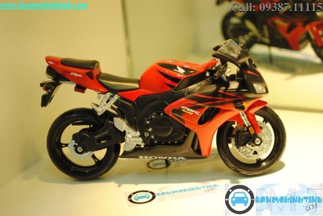  Mô hình xe mô tô  Honda CBR 1000RR Red 2007 1:12 Maisto 
